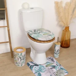 Accessoire Wc|TENDANCE Abattant WC 18 pouces MDF Jardin d'hiver Vert