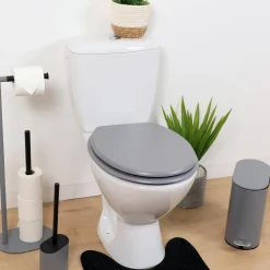 Accessoire Wc|TENDANCE Abattant WC 18 pouces MDF Primo Gris