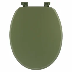 Accessoire Wc|TENDANCE Abattant WC 18 pouces Timeless uni Kaki Vert kaki