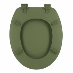 Accessoire Wc|TENDANCE Abattant WC 18 pouces Timeless uni Kaki Vert kaki