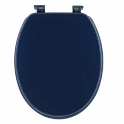 Accessoire Wc|TENDANCE Abattant WC 18 pouces Timeless uni Bleu nuit