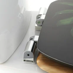 Accessoire Wc|TENDANCE Abattant WC frein de chute 18 pouces MDF Green Addict Vert