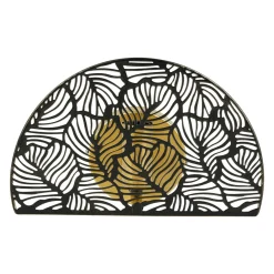 Applique|OSTARIA Applique murale métal (24 x 15,5 cm) Calathea e Noir