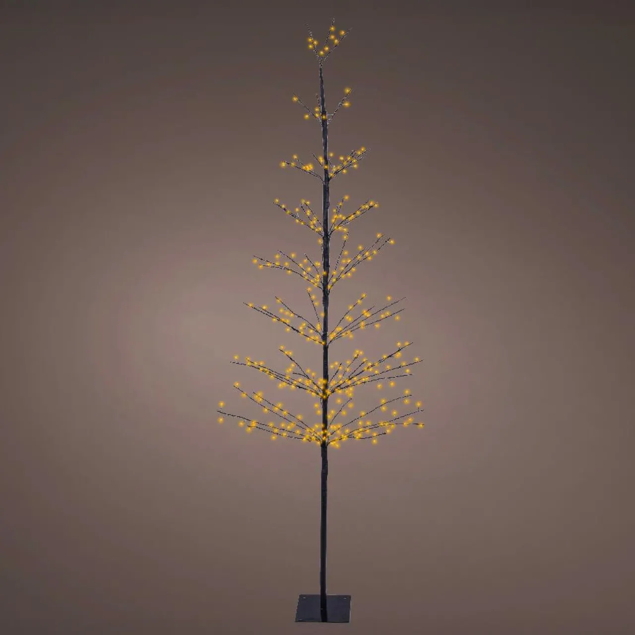 Personnage, Objet Grand Format|Arbre Lumineux|EMINZA Arbre lumineux 360 LED (H180 cm) Sapin d'hiver Blanc Chaud doré