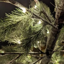 Arbre Lumineux|Arbre Lumineux|KAEMINGK Arbre lumineux 96 LED (H180 cm) Pin Clarius enneigé Blanc chaud