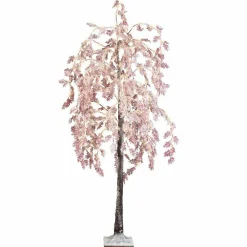 Personnage, Objet Grand Format|Arbre Lumineux|EMINZA Arbre lumineux 600 LED (H200 cm) Saule pleureur Fleur Rose