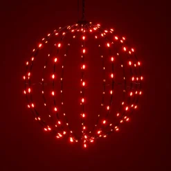 Déco Et Objet De Noël|Déco Et Objet Lumineux|KOOPMAN Ballon lumineux Digital 168 LED (D40 cm) Pliable Multicolore