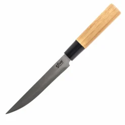 Ustensile Cuisine|5 Five Simply Smart Bloc de 5 couteaux bambou Naturel