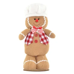 Père Noël, Animaux Et Personnage|CHRISTMAS DREAM Bonhomme pain d'épices (H28 cm) Manala Cuisinier Gourmand Beige