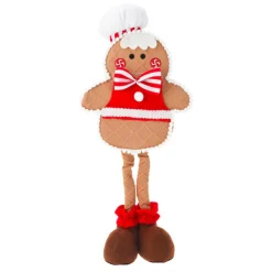 Père Noël, Animaux Et Personnage|KOOPMAN Bonhomme pain d'épices (H46 cm) Cuisinier Gourmand Rouge