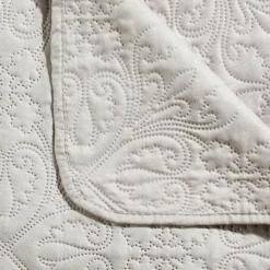 Couvre-Lit Et Édredon|ATMOSPHERA Boutis et taies d'oreiller (240 x 260 cm) Arabesque Lin