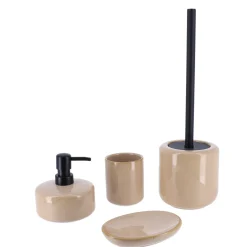 Accessoire Wc|TENDANCE Brosse WC grès laqué Season Color Beige