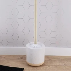 Accessoire Wc|TENDANCE Brosse WC grès Pietra Beige