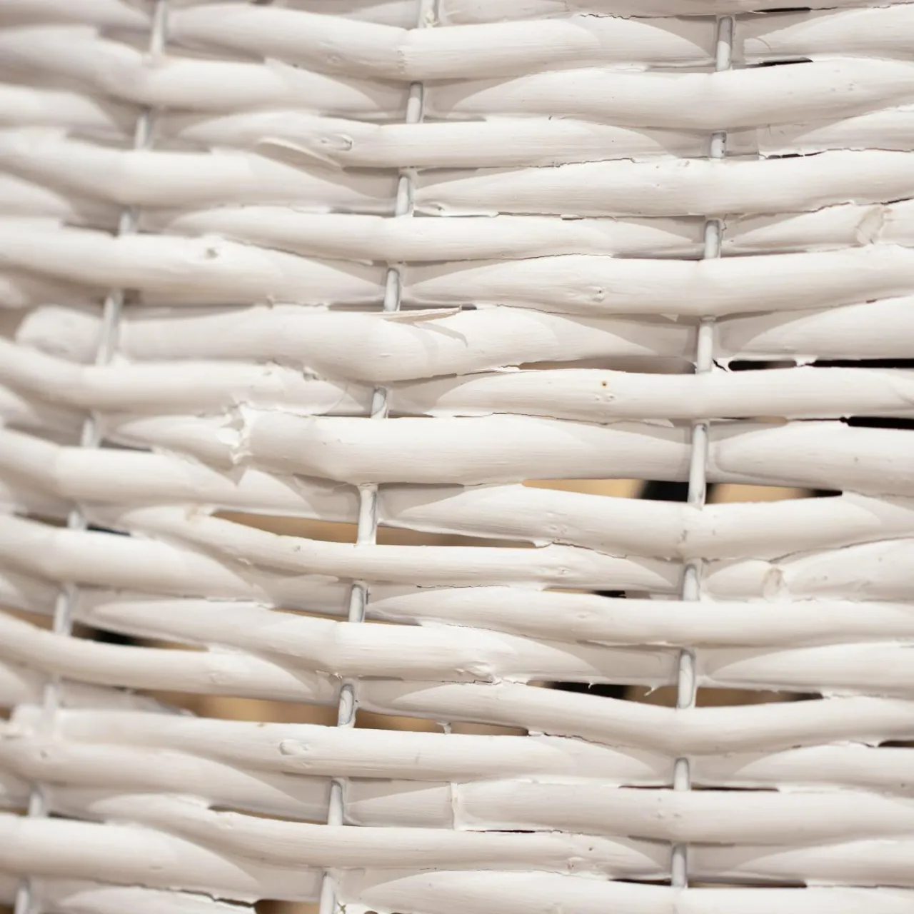 Cache Pied Sapin|KAEMINGK Cache pied de sapin en osier (D70 cm) Saule tressé Blanc