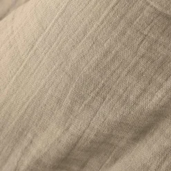 Protection De Literie|EMINZA Cache-sommier Gaze de coton (140 x 190 cm) Gaïa Ficelle