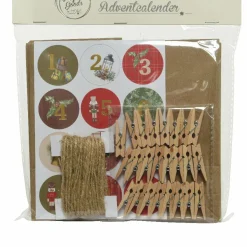 Déco Et Objet De Noël|KAEMINGK Calendrier de l'avent à confectionner soi même guirlande Or