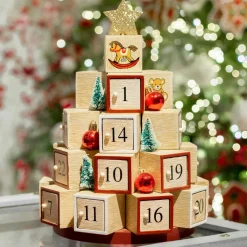 Déco Et Objet De Noël|KAEMINGK Calendrier de l'Avent à remplir Sapin festif Multicolore