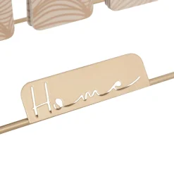 Objet Déco|Atmosphera, cru017dateur d'intu017drieur Calendrier perpétuel métal (H17 cm) Automne Rose