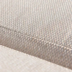 Canapé, Fauteuil Et Table Basse|MOBELLIA Canapé de jardin en aluminium 2 places Elba Blanc et taupe Blanc - Taupe