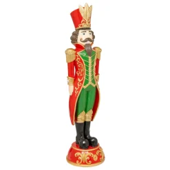 Personnage, Objet Grand Format|Père Noël, Animaux Et Personnage|JJA Casse-noisette Géant (H183 cm) Capitaine le Vaillant Multicolore