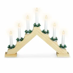 Bougie Et Photophore|KOOPMAN Chandelier lumineux Minuteur Naturel