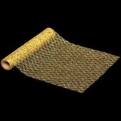 Nappe Et Chemin De Table|Feeric Lights & Christmas Chemin de table Noël (300 x 28 cm) Mesh sequins Or