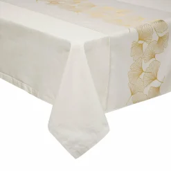 Nappe Et Chemin De Table|Feeric Lights & Christmas Chemin de table tissu (200 x 45 cm) Ginko Blanc