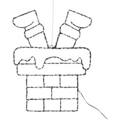 Déco Et Objet Lumineux|KOOPMAN Cheminée lumineuse 223 LED (H60 cm) Néon effet flash Multicolore