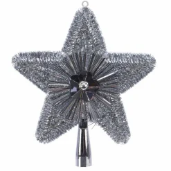 Cimier De Sapin|KAEMINGK Cimier de sapin Etoile Argent