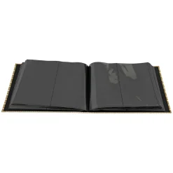 Objet Déco|Atmosphera, cru017dateur d'intu017drieur Coffret 2 albums photos (H16,7 cm) Paloma Gris et moutarde Jaune