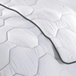 Couette, Oreiller, Traversin|EMINZA Couette très chaude enveloppe percale de coton (240 x 220 cm) Galaxie he Blanc