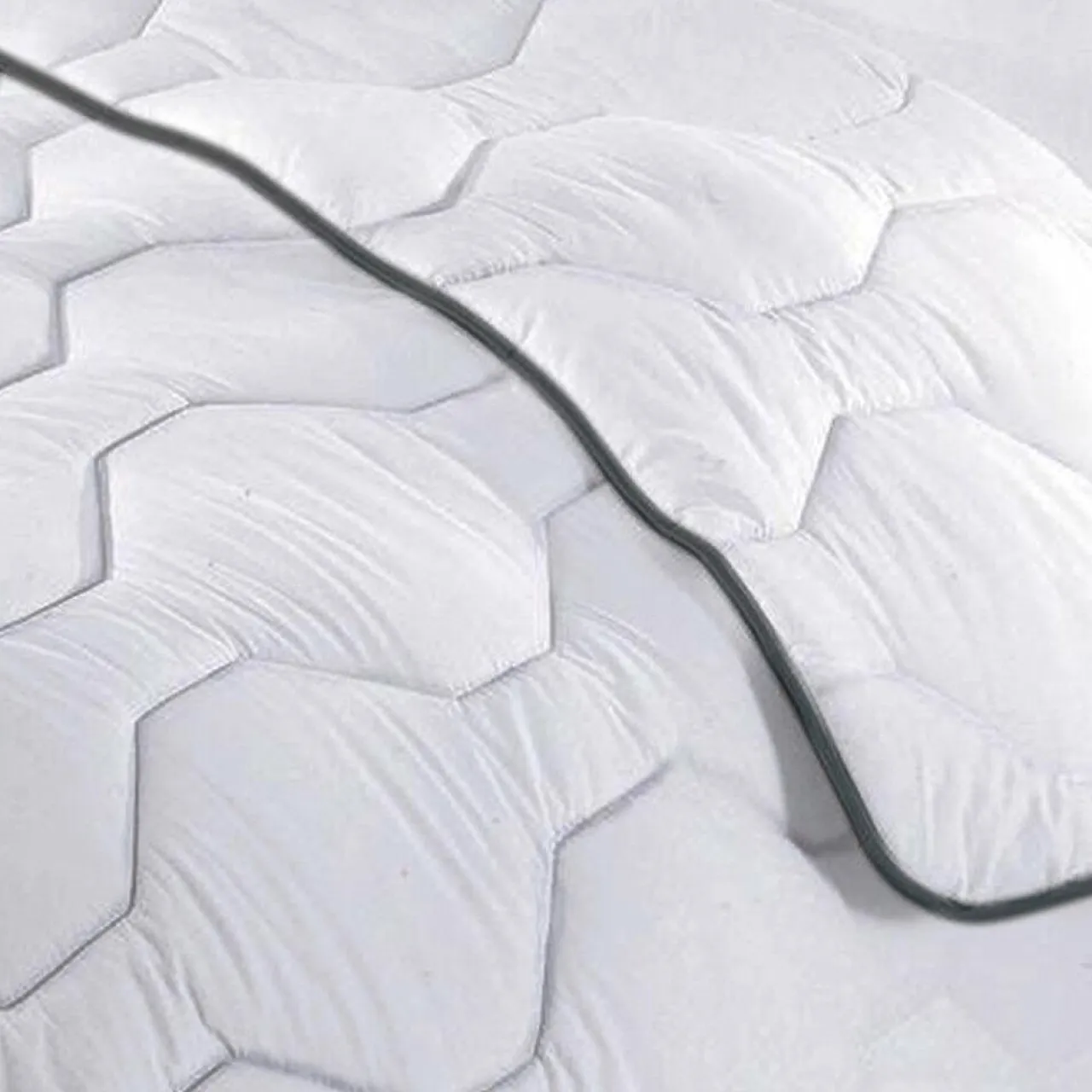 Couette, Oreiller, Traversin|EMINZA Couette très chaude enveloppe percale de coton (200 x 200 cm) Galaxie he Blanc