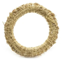 Couronne De Noël|KAEMINGK Couronne de Noël en paille (D35 cm) à décorer Naturel