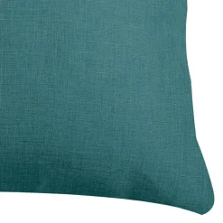 Coussin Et Housse|LOVELY CASA Coussin carré (50 x 50 cm) Béa Bleu canard