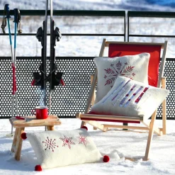 Coussin Et Housse|STOF Coussin carré (45 x 45 cm) Bessey Ecru