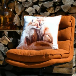 Coussin Et Housse|STOF Coussin carré (50 x 50 cm) Faune Orange