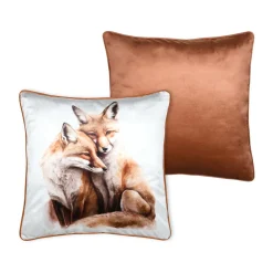 Coussin Et Housse|STOF Coussin carré (50 x 50 cm) Faune Orange