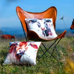 Coussin Et Housse|STOF Coussin carré (50 x 50 cm) Fernande brun Marron