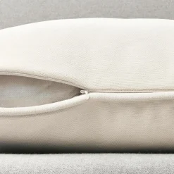 Coussin Et Housse|EMINZA Coussin carré (50 x 50 cm) Minuit sable Beige