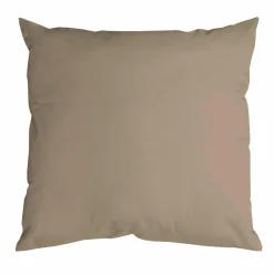 Coussin Et Housse|LOVELY CASA Coussin carré (40 x 40 cm) Nelson Taupe