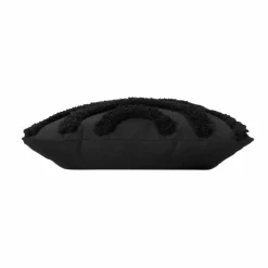 Coussin Et Housse|DOUCEUR D'INTERIEUR Coussin carré (40 x 40 cm) Zita Noir