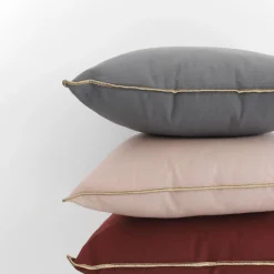 Coussin Et Housse|ENJOY HOME Coussin carré coton (40 cm) Harmony Gris