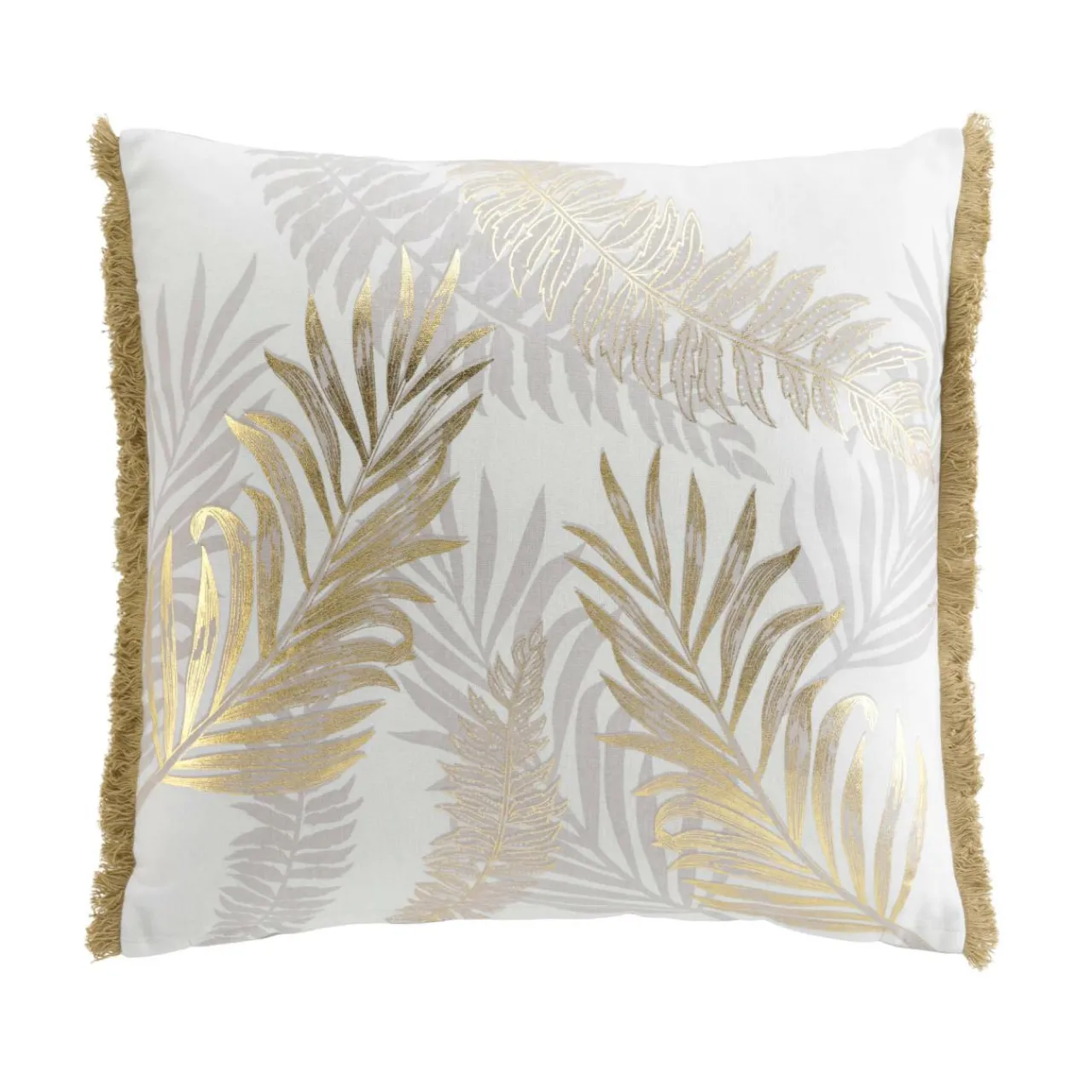 Coussin Et Housse|douceur d'intu017drieur Coussin carré coton (50 x 50 cm) Melisse Or