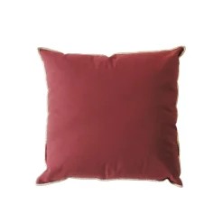 Coussin Et Housse|ENJOY HOME Coussin carré coton (40 x 40 cm) Harmony grenat Rouge