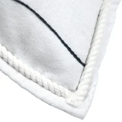 Coussin Et Housse|STOF Coussin carré coton (50 x 50 cm) Bordemer Blanc