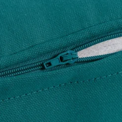 Coussin Et Housse|EMINZA Coussin carré coton (40 x 40 cm) Pixel Bleu canard