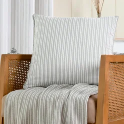 Coussin Et Housse|STOF Coussin carré coton (50 x 50 cm) Joséphine Gris