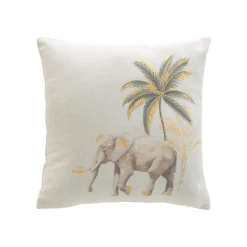 Coussin Et Housse|douceur d'intu017drieur Coussin carré coton (45 x 45 cm) Willo Ecru