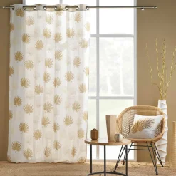 Coussin Et Housse|douceur d'intu017drieur Coussin carré coton (40 x 40 cm) Lotus Jaune ocre