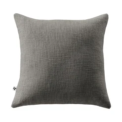 Coussin Et Housse|L'EFFET PAPILLON Coussin carré coton (45 x 45 cm) Sixtine Gris ardoise Gris foncé